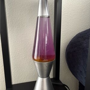 Orange and Purple Lava Lamp